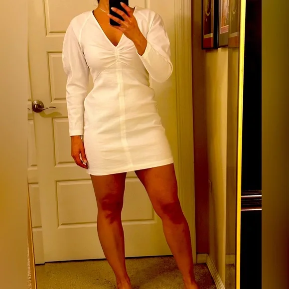 black and white women's dress POSTER GIRL
